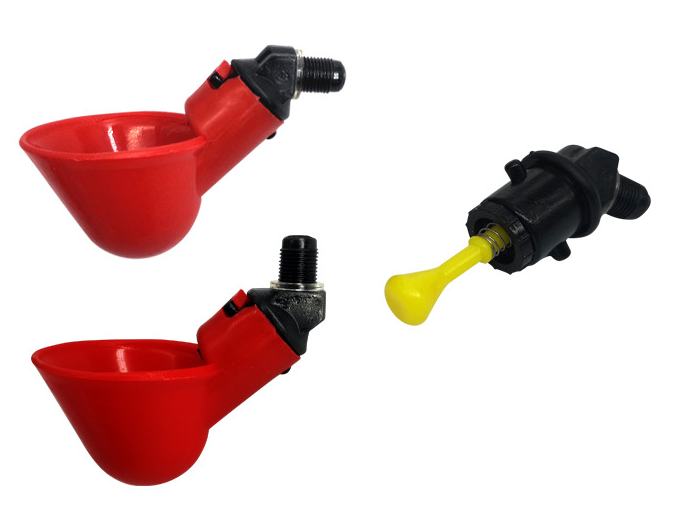 পশু খামার সরঞ্জাম স্বয়ংক্রিয় চিকেন বার্ড খাঁচা পোল্ট্রি জল পানীয় বাটি প্লাস্টিক চিকেন চিক ফাউল নিপল ড্রিংকার ড্রিপ 3